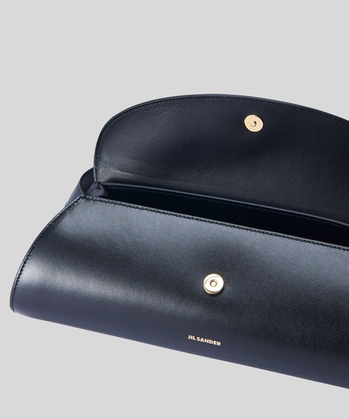 JIL SANDER(ジルサンダー)の「JIL SANDER CANNOLO SM(クラッチバッグ・レディース・ブラック・FREE)」の3枚目の写真