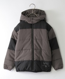 ikka（イッカ）の「フード脱着中綿切り替えジャケット（120~160cm）（ブルゾン・キッズ）」