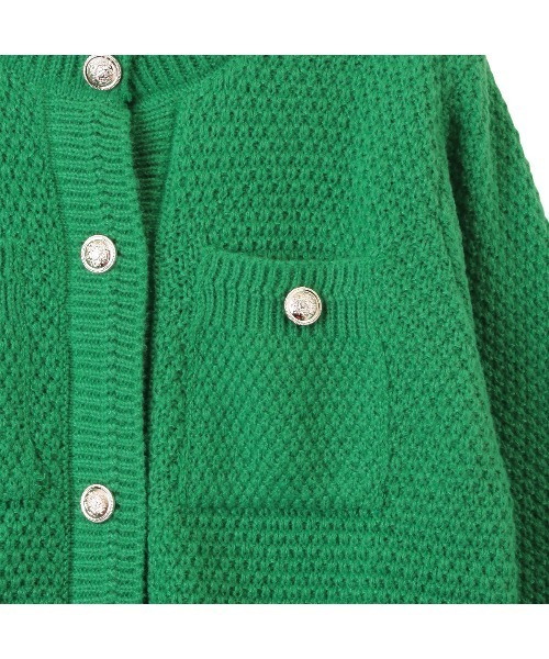 セール】金ボタン ニット カーディガン（カーディガン/ボレロ）｜Ada