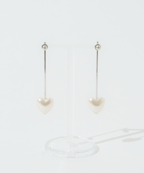 スイングハートピアス（ピアス（片耳用））｜flower（フラワー