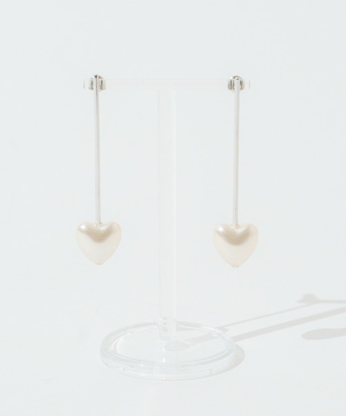 スイングハートピアス（ピアス（片耳用））｜flower（フラワー