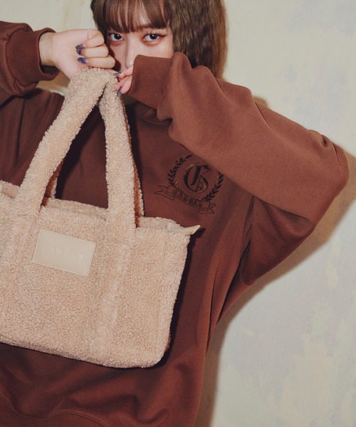 GAB GAB（ガブガブ）の「ボアバッグ（ハンドバッグ・レディース・チャコールグレー/ベージュ/ピンク/ブルー・FREE）」の13枚目の写真