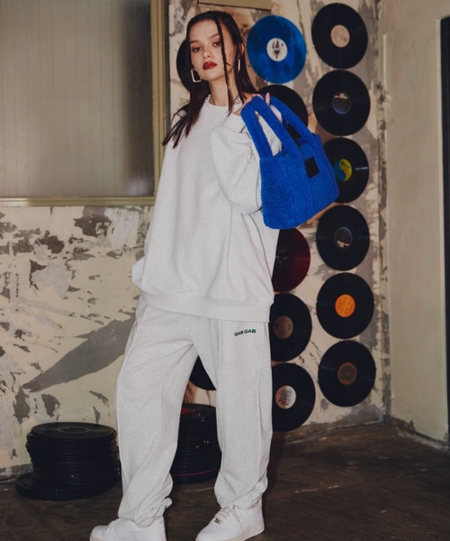 GAB GAB（ガブガブ）の「ボアバッグ（ハンドバッグ・レディース・チャコールグレー/ベージュ/ピンク/ブルー・FREE）」の14枚目の写真