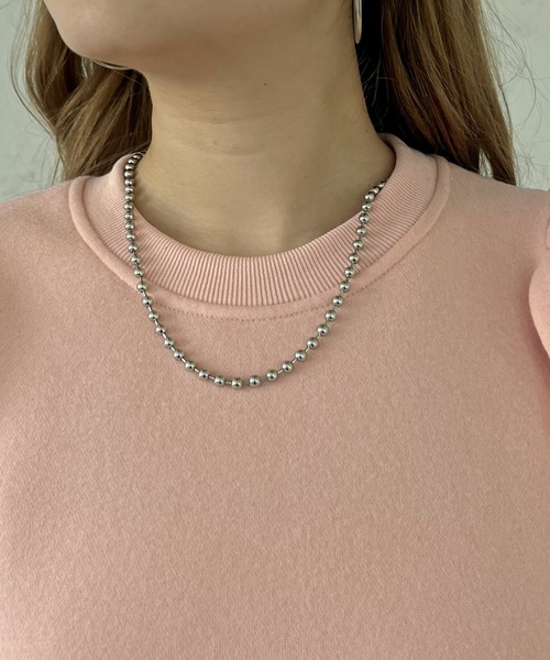 prose verse（プロズヴェール）の「ボリュームスリーブ裏起毛スウェット（スウェット・レディース・グレー/ブラック/オフホワイト/ピンク・ﾌﾘ-）」の21枚目の写真