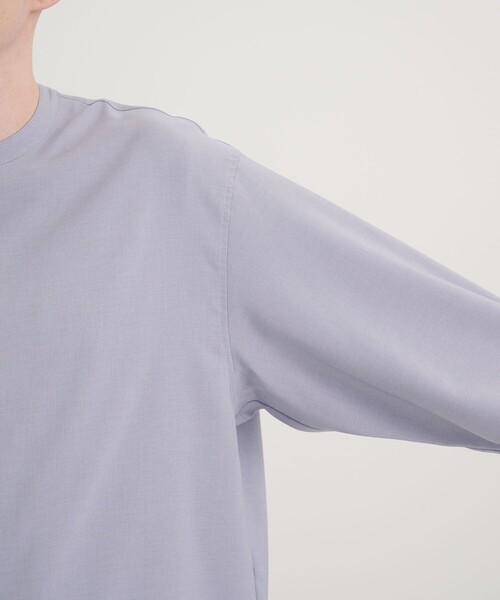 CITY TOKYO（シティトウキョウ）の「リラックスオーバーサイズシャツ〈バンドカラー〉（シャツ/ブラウス・メンズ・サックスブルー/ブラック/アイボリー/ホワイト・3/1/2）」の12枚目の写真