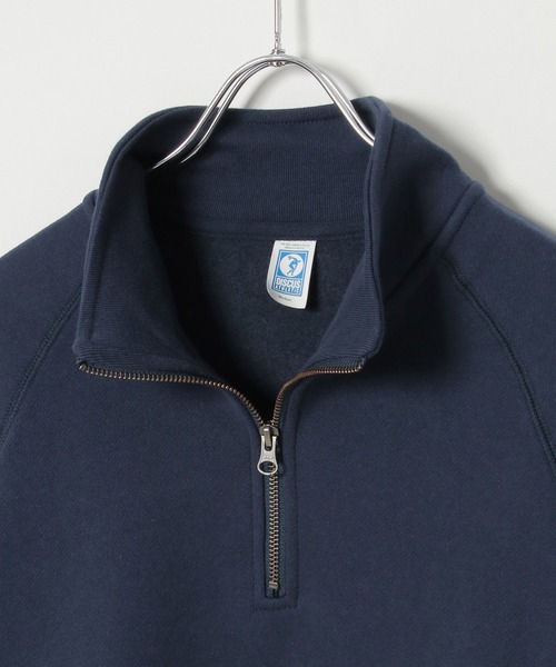 DISCUS ATHLETIC（ディスカス　アスレチック）の「DISCUS ATHLETIC ハーフジップスウェット（スウェット・レディース・ネイビー/ブラック/グレー系その他・M/L/LL）」の5枚目の写真