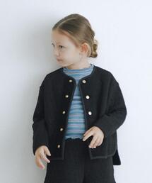 green label relaxing | TJ キルトジャカード パイピング カーディガン 100cm-130cm(カーディガン/ボレロ)