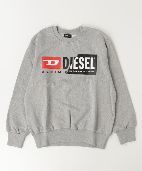DIESEL（ディーゼル）Kids & Junior ブランドロゴプリントプルオーバースウェット