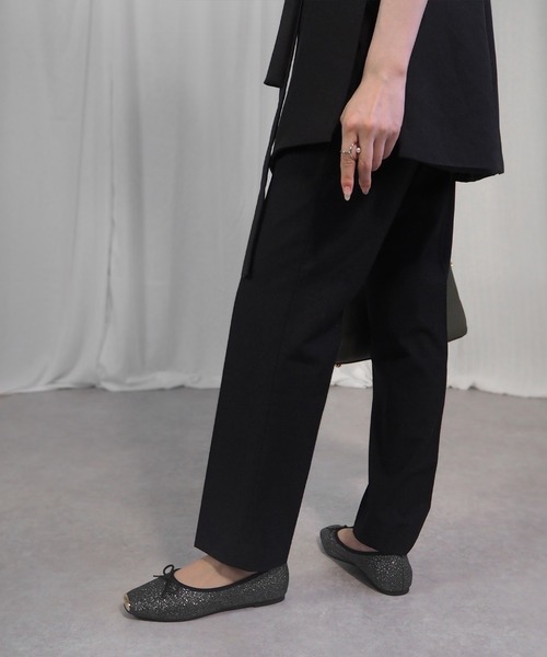 minia（ミニア）の「GDキャップリボンバレエ（バレエシューズ・レディース・ブラック/ブラック系その他/ゴールド系その他/シルバー系その他・S/M/L/LL）」の6枚目の写真