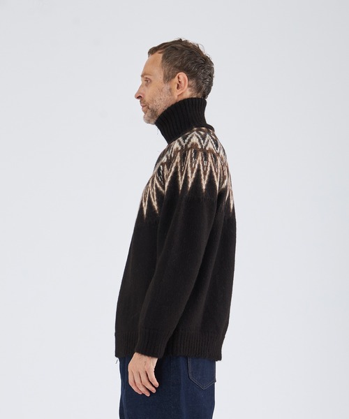 markaware（マーカウェア）の「【MARKAWARE/マーカウェア】SNOW PATTERN DRIVER'S JUMPER/スノーパターンドライバーズジャンパー（カーディガン/ボレロ・メンズ・その他2・1/2）」の12枚目の写真