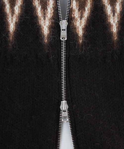 markaware（マーカウェア）の「【MARKAWARE/マーカウェア】SNOW PATTERN DRIVER'S JUMPER/スノーパターンドライバーズジャンパー（カーディガン/ボレロ・メンズ・その他2・1/2）」の3枚目の写真