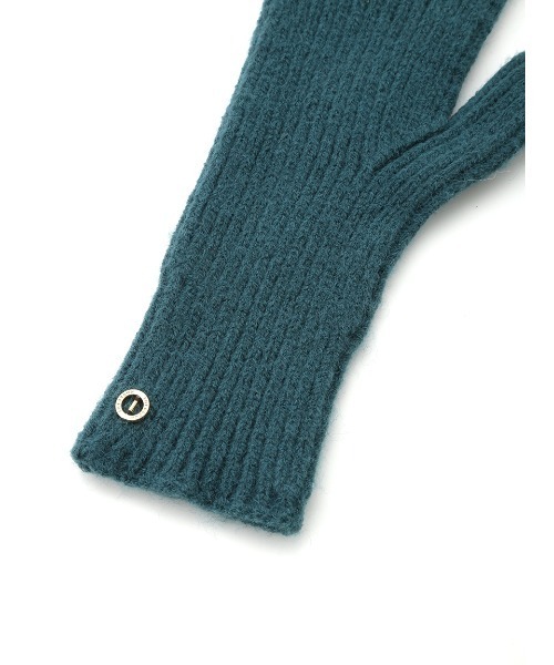 LILY BROWN（リリーブラウン）の「ホールタッチリブニットグローブ（手袋・レディース・グリーン/グレー/アイボリー・FREE）」の7枚目の写真