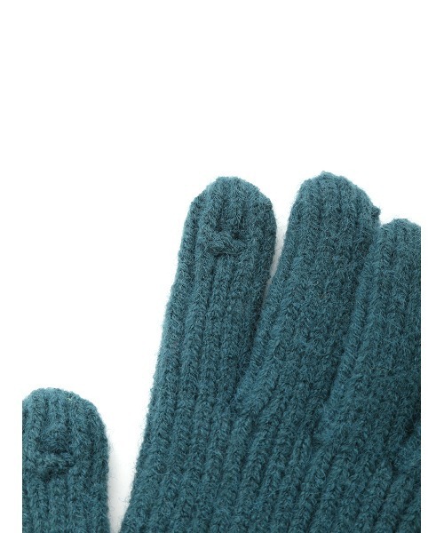 LILY BROWN（リリーブラウン）の「ホールタッチリブニットグローブ（手袋・レディース・グリーン/グレー/アイボリー・FREE）」の9枚目の写真