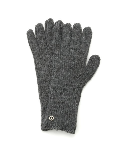 LILY BROWN（リリーブラウン）の「ホールタッチリブニットグローブ（手袋・レディース・グリーン/グレー/アイボリー・FREE）」の12枚目の写真