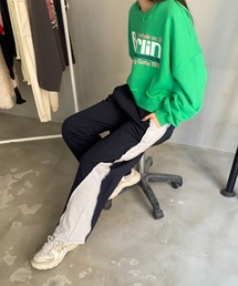 バイカラーライトスエットパンツ