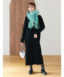 fifth | 【田中亜希子セレクト】リブニットロングワンピース[低身長向けサイズあり](ワンピース)