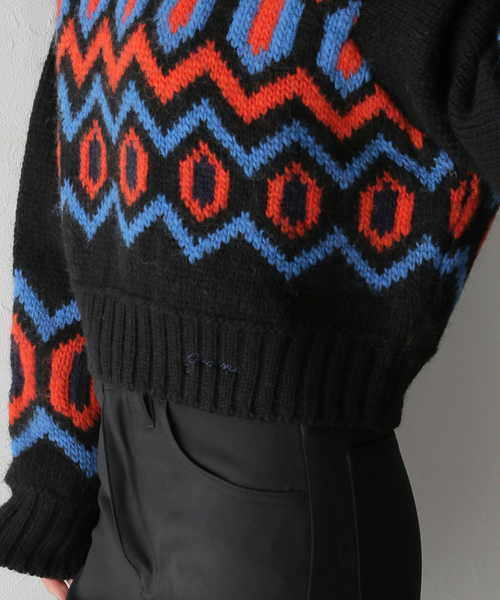 GANNI（ガニー）の「【GANNI / ガニー】 Chunky Graphic Wool