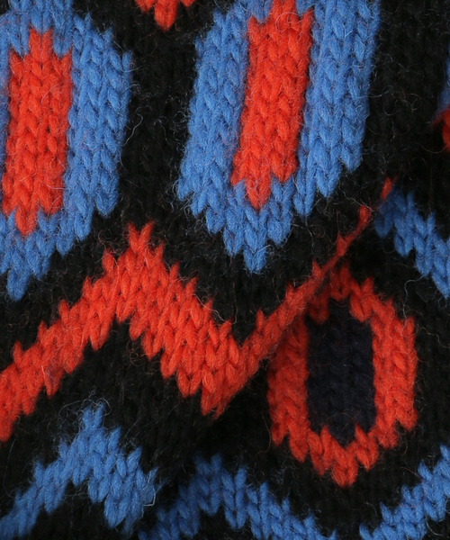 GANNI ガニー セーター Chunky Graphic Wool Cropped O-neck チャンキー ウール クロップド O ネック K2011 K2042 2633 レディース ニット カラー2色 GANNI ガニー セーター Chunky Graphic Wool Cropped O-neck