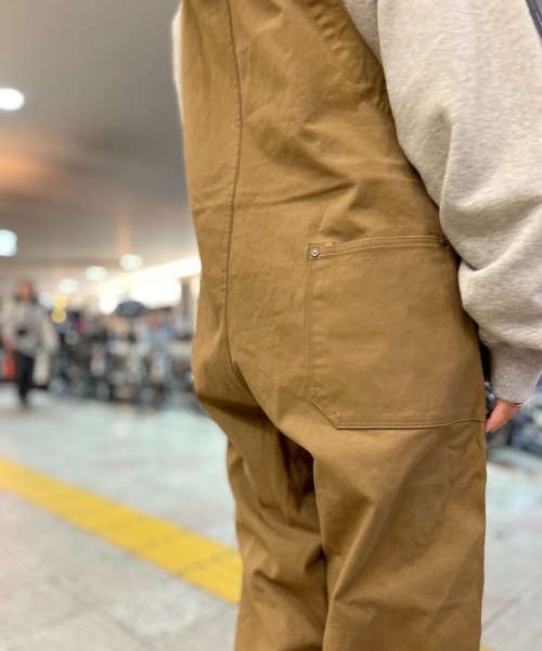 GREEN BOWL（グリーンボウル）の「グリーンボウル【GREEN BOWL】Canvas Gardening Overall（サロペット/オーバーオール・レディース・ライトブラウン/オリーブ・FREE）」の6枚目の写真