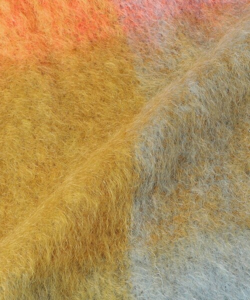 FREAK'S STORE（フリークスストア）の「FOX FORD/フォックスフォード チェックマフラー（マフラー・レディース・ベージュ/マスタード/パープル/ブルーグリーン・ONE SIZE）」の13枚目の写真