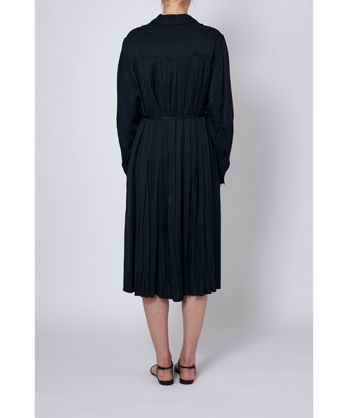 JIL SANDER(ジルサンダー)の「JIL SANDER MATT FLUID VISCOSE(ワンピース・レディース・ネイビー・34/32)」の5枚目の写真