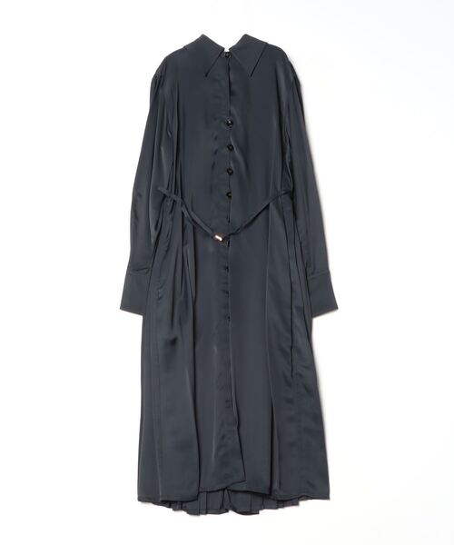 JIL SANDER(ジルサンダー)の「JIL SANDER MATT FLUID VISCOSE(ワンピース・レディース・ネイビー・34/32)」の7枚目の写真