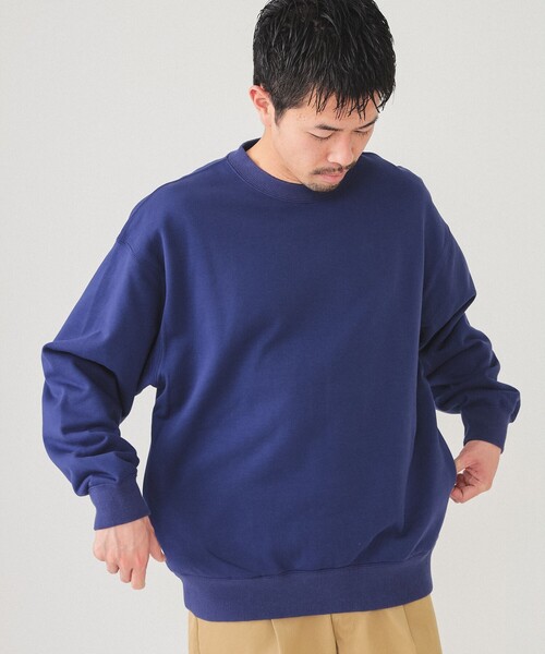 BEAMS（ビームス）の「BEAMS / クルーネック スウェット（スウェット・メンズ・ライトグレー/ネイビー・M/XL/L/S）」の19枚目の写真