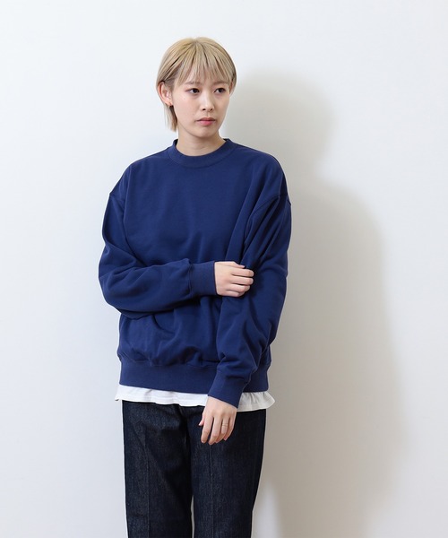 BEAMS（ビームス）の「BEAMS / クルーネック スウェット（スウェット・メンズ・ライトグレー/ネイビー・M/XL/L/S）」の3枚目の写真