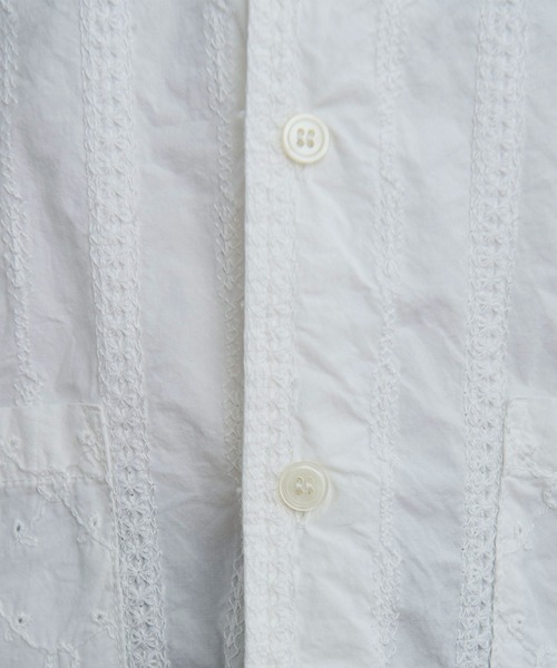 PAR ICI（パーリッシィ）の「刺繍パッチワーク 開襟ブラウス（シャツ/ブラウス・レディース・ホワイト・FREE）」の7枚目の写真