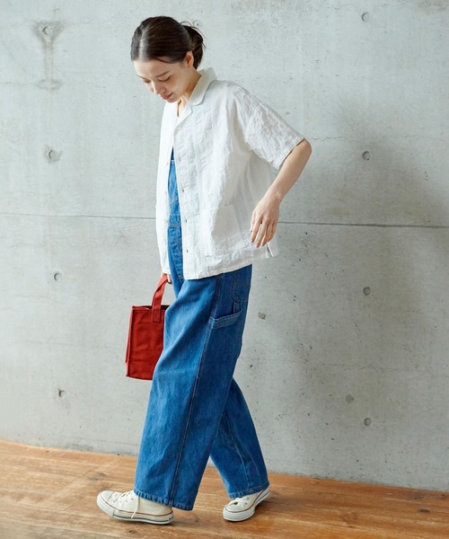 PAR ICI（パーリッシィ）の「刺繍パッチワーク 開襟ブラウス（シャツ/ブラウス・レディース・ホワイト・FREE）」の11枚目の写真