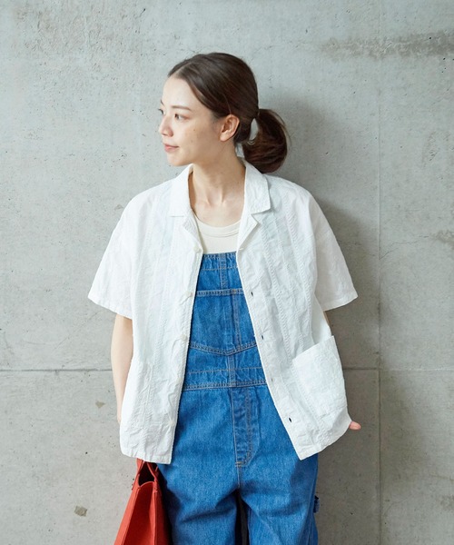 PAR ICI（パーリッシィ）の「刺繍パッチワーク 開襟ブラウス（シャツ/ブラウス・レディース・ホワイト・FREE）」の16枚目の写真