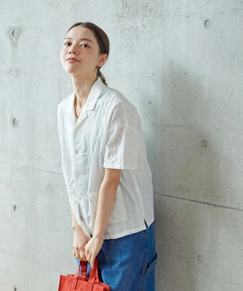 PAR ICI（パーリッシィ）の「刺繍パッチワーク 開襟ブラウス（シャツ/ブラウス・レディース・ホワイト・FREE）」の18枚目の写真