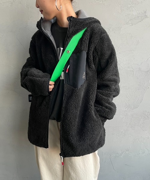 セール】[CHUMS/チャムス] ボンディングフリース ボアジップ