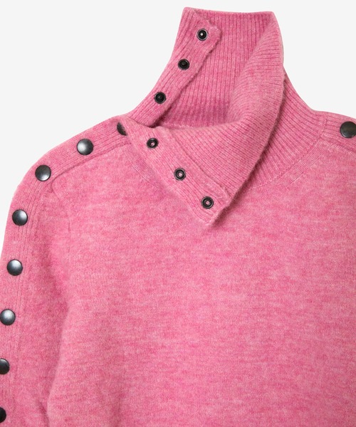 ISABEL MARANT(イザベルマラン)の「タートルネックニット(ニット/セーター・レディース・ピンク・34/36)」の4枚目の写真