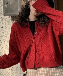 CADUNE モヘアニット 赤 色々な CADUNE 赤 モヘアニット トップス - トップス