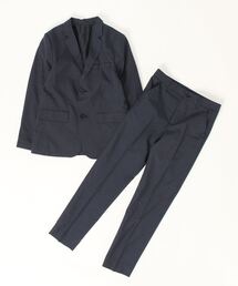 COMME CA ISM（コムサイズム）の「T/Rマイクロチェックスーツ(140cm-160cm)（スーツセット・キッズ）」
