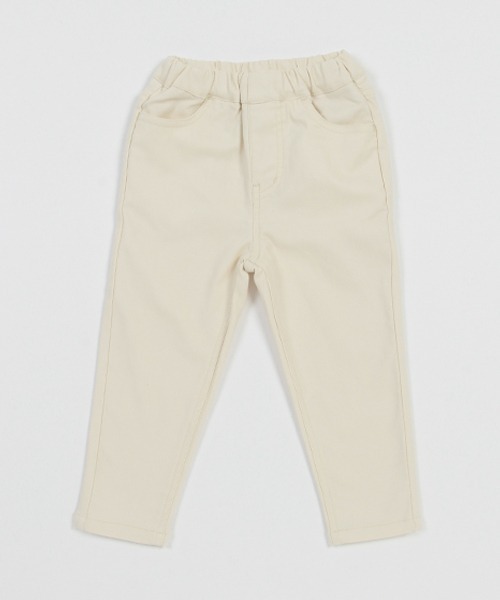 petit main(プティマイン)の「【& Re】STツイル裏起毛パンツ(スウェットパンツ・キッズ・グレー/ダークグリーン/アイボリー/ブラック/ブラウン/ライトピンク・130cm/90cm/80cm/100cm/110cm/120cm)」の2枚目の写真