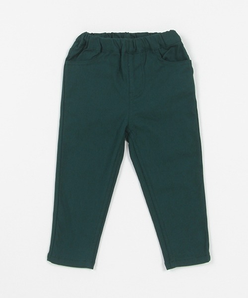 petit main(プティマイン)の「【& Re】STツイル裏起毛パンツ(スウェットパンツ・キッズ・グレー/ダークグリーン/アイボリー/ブラック/ブラウン/ライトピンク・130cm/90cm/80cm/100cm/110cm/120cm)」の1枚目の写真