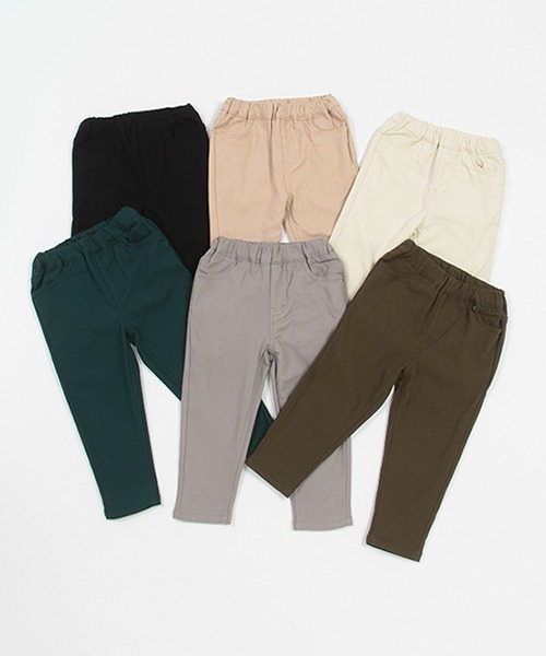 petit main(プティマイン)の「【& Re】STツイル裏起毛パンツ(スウェットパンツ・キッズ・グレー/ダークグリーン/アイボリー/ブラック/ブラウン/ライトピンク・130cm/90cm/80cm/100cm/110cm/120cm)」の14枚目の写真