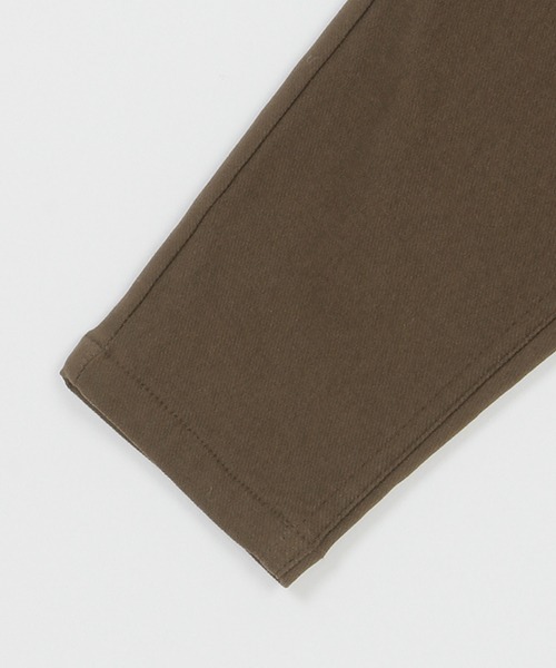 petit main(プティマイン)の「【& Re】STツイル裏起毛パンツ(スウェットパンツ・キッズ・グレー/ダークグリーン/アイボリー/ブラック/ブラウン/ライトピンク・130cm/90cm/80cm/100cm/110cm/120cm)」の7枚目の写真