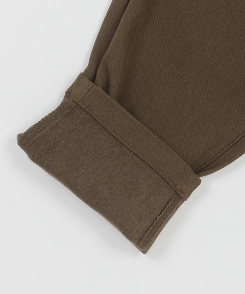 petit main(プティマイン)の「【& Re】STツイル裏起毛パンツ(スウェットパンツ・キッズ・グレー/ダークグリーン/アイボリー/ブラック/ブラウン/ライトピンク・130cm/90cm/80cm/100cm/110cm/120cm)」の11枚目の写真