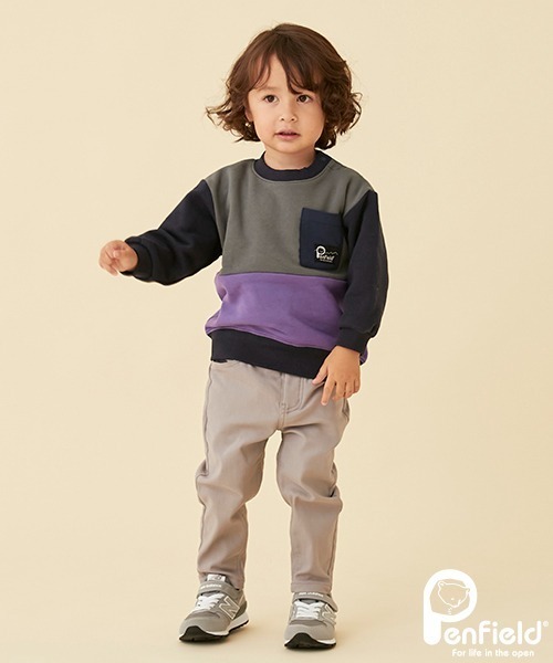 petit main(プティマイン)の「【& Re】STツイル裏起毛パンツ(スウェットパンツ・キッズ・グレー/ダークグリーン/アイボリー/ブラック/ブラウン/ライトピンク・130cm/90cm/80cm/100cm/110cm/120cm)」の19枚目の写真