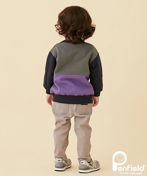 petit main(プティマイン)の「【& Re】STツイル裏起毛パンツ(スウェットパンツ・キッズ・グレー/ダークグリーン/アイボリー/ブラック/ブラウン/ライトピンク・130cm/90cm/80cm/100cm/110cm/120cm)」の21枚目の写真