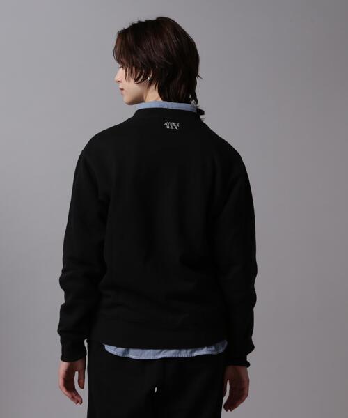AVIREX(アヴィレックス)の「【DAILY/デイリー】CREW NECK L/S SWEAT / クルーネック ロングスリーブ スウェット / AVIREX / アヴィレックス(スウェット・メンズ・ブラック/ホワイト系2/その他17/ネイビー・L/2XL/M/XL)」の6枚目の写真