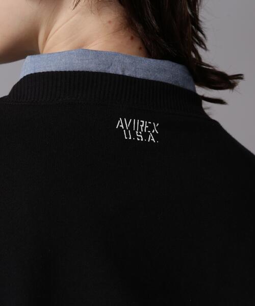 AVIREX(アヴィレックス)の「【DAILY/デイリー】CREW NECK L/S SWEAT / クルーネック ロングスリーブ スウェット / AVIREX / アヴィレックス(スウェット・メンズ・ブラック/ホワイト系2/その他17/ネイビー・L/2XL/M/XL)」の10枚目の写真