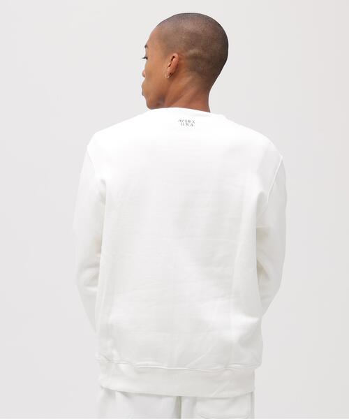 AVIREX(アヴィレックス)の「【DAILY/デイリー】CREW NECK L/S SWEAT / クルーネック ロングスリーブ スウェット / AVIREX / アヴィレックス(スウェット・メンズ・ブラック/ホワイト系2/その他17/ネイビー・L/2XL/M/XL)」の16枚目の写真