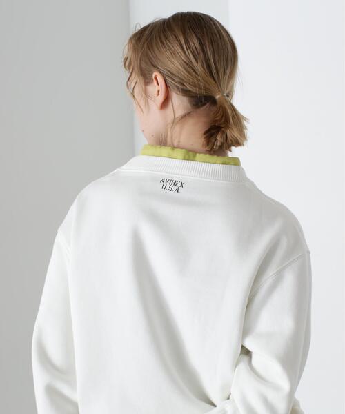 AVIREX(アヴィレックス)の「【DAILY/デイリー】CREW NECK L/S SWEAT / クルーネック ロングスリーブ スウェット / AVIREX / アヴィレックス(スウェット・メンズ・ブラック/ホワイト系2/その他17/ネイビー・L/2XL/M/XL)」の21枚目の写真
