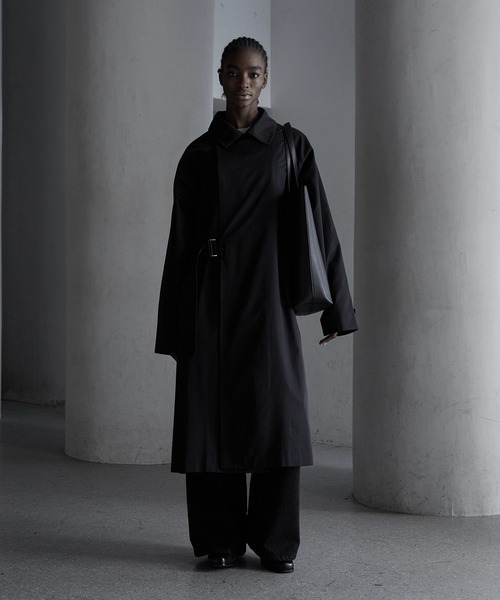CALLNE】 Loose Tielocken Coat / ルーズタイロッケンコート（撥