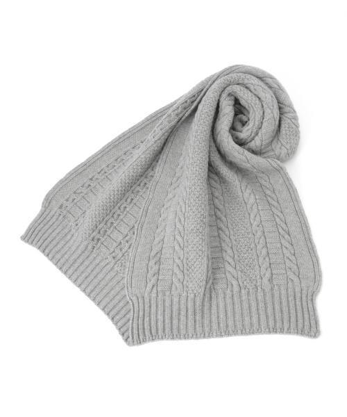 N.HOOLYWOOD（N.ハリウッド）の「●N.HOOLYWOOD / CABLE MUFFLER（マフラー・メンズ・ライトグレー/ブラック/ネイビー・ONE SIZE）」の10枚目の写真