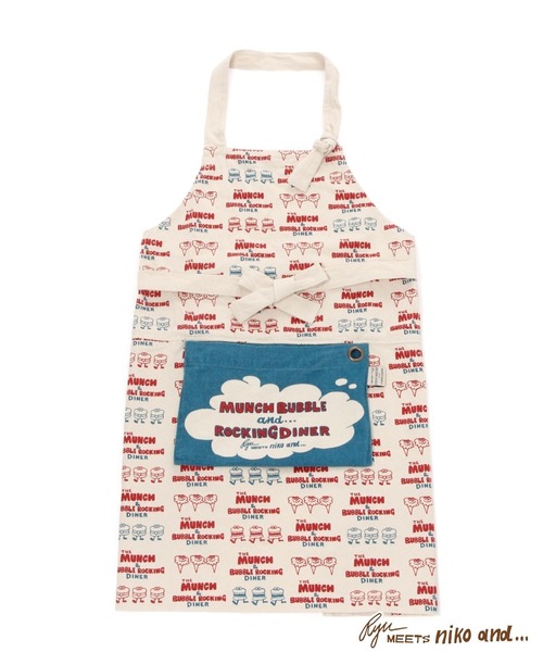 niko and（ニコアンド）の「【RYU AMBE】コラボ エプロン（エプロン